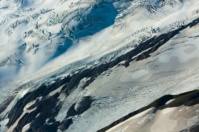 Glacier Detail On Mount Baker